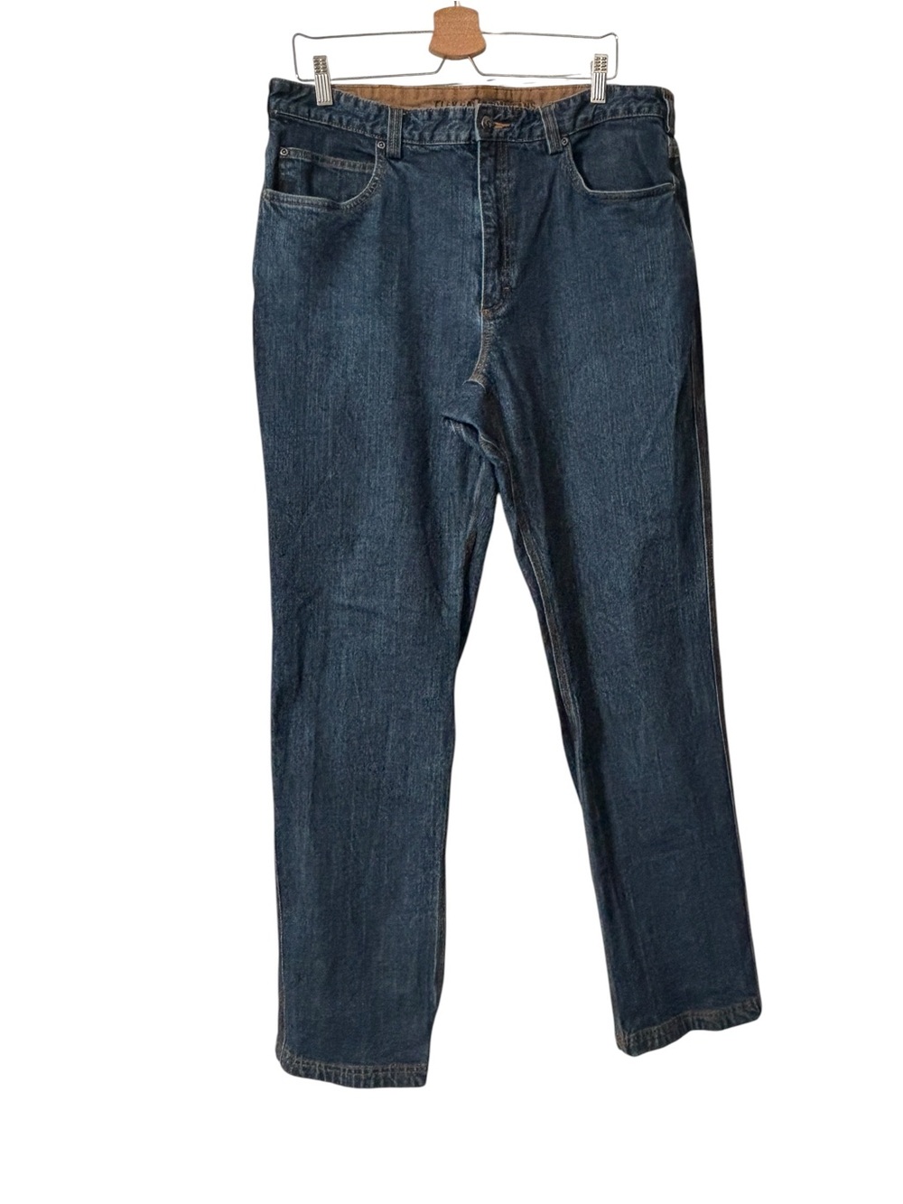 Duluth Trading Co Men's Flex Ballroom Dark Wash Jeans Sz 38x36